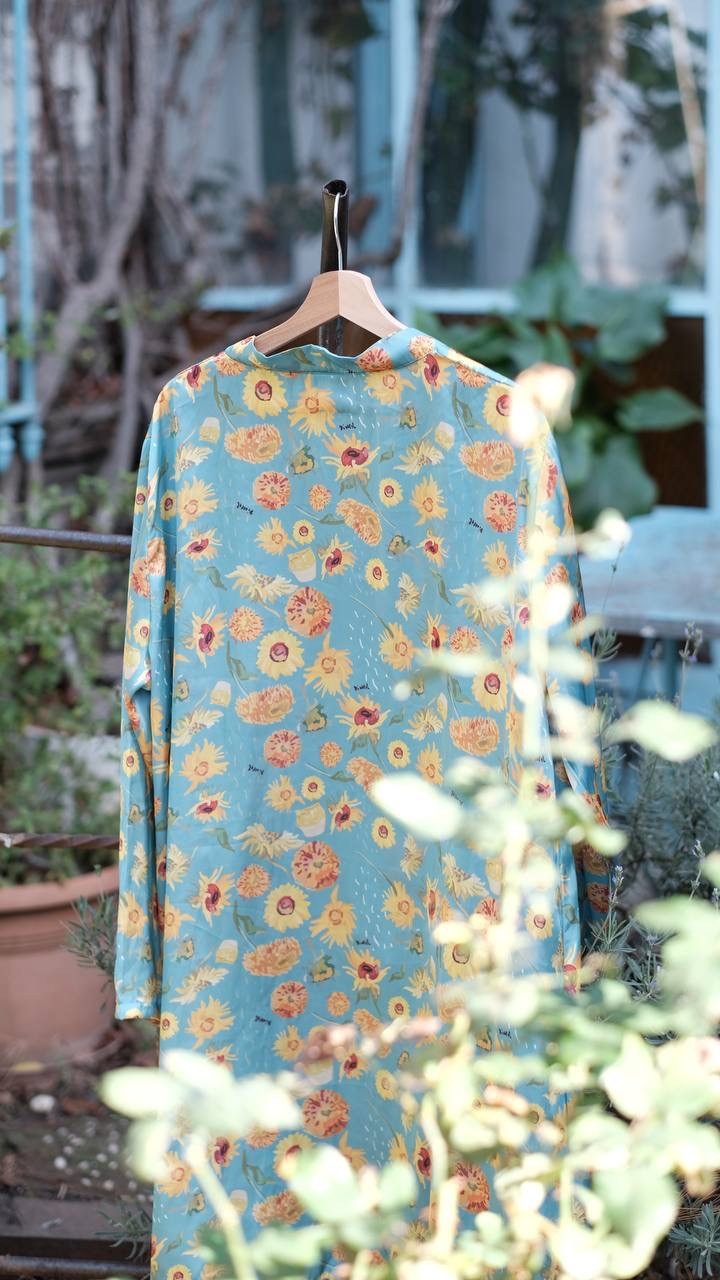 Van Gogh Uzun Kimono