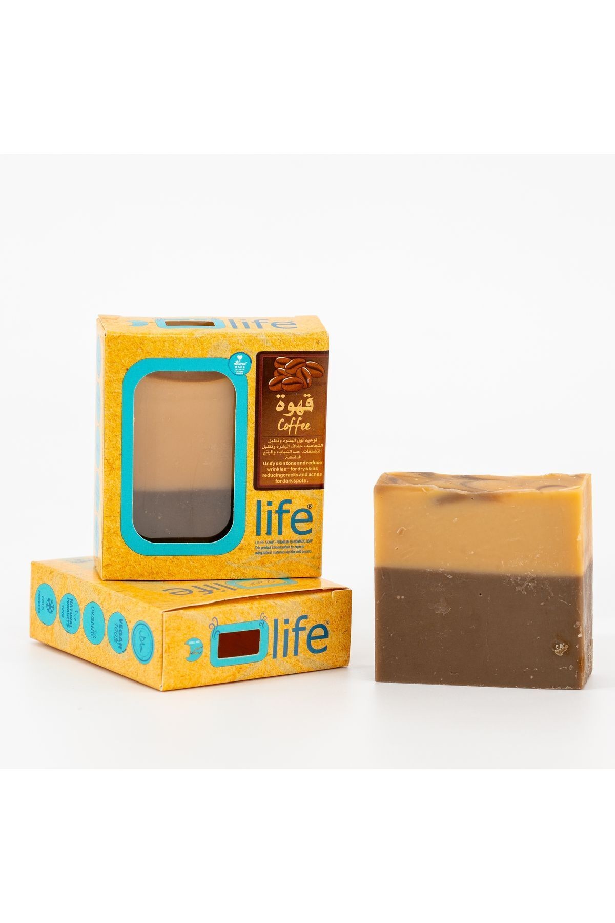 3 Natural Handmade Coffee Scented Soap 3x100g