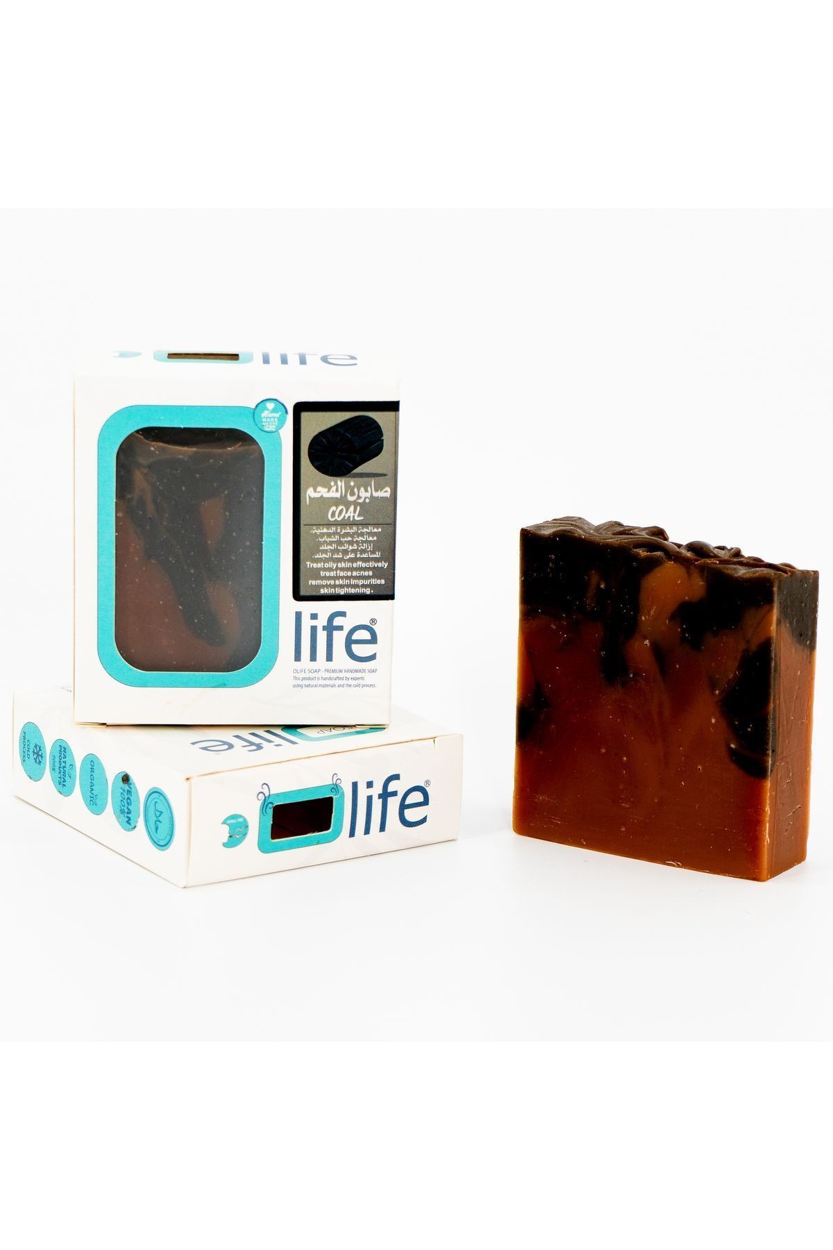 3 Natural Handmade Charcoal Soap 3x100g