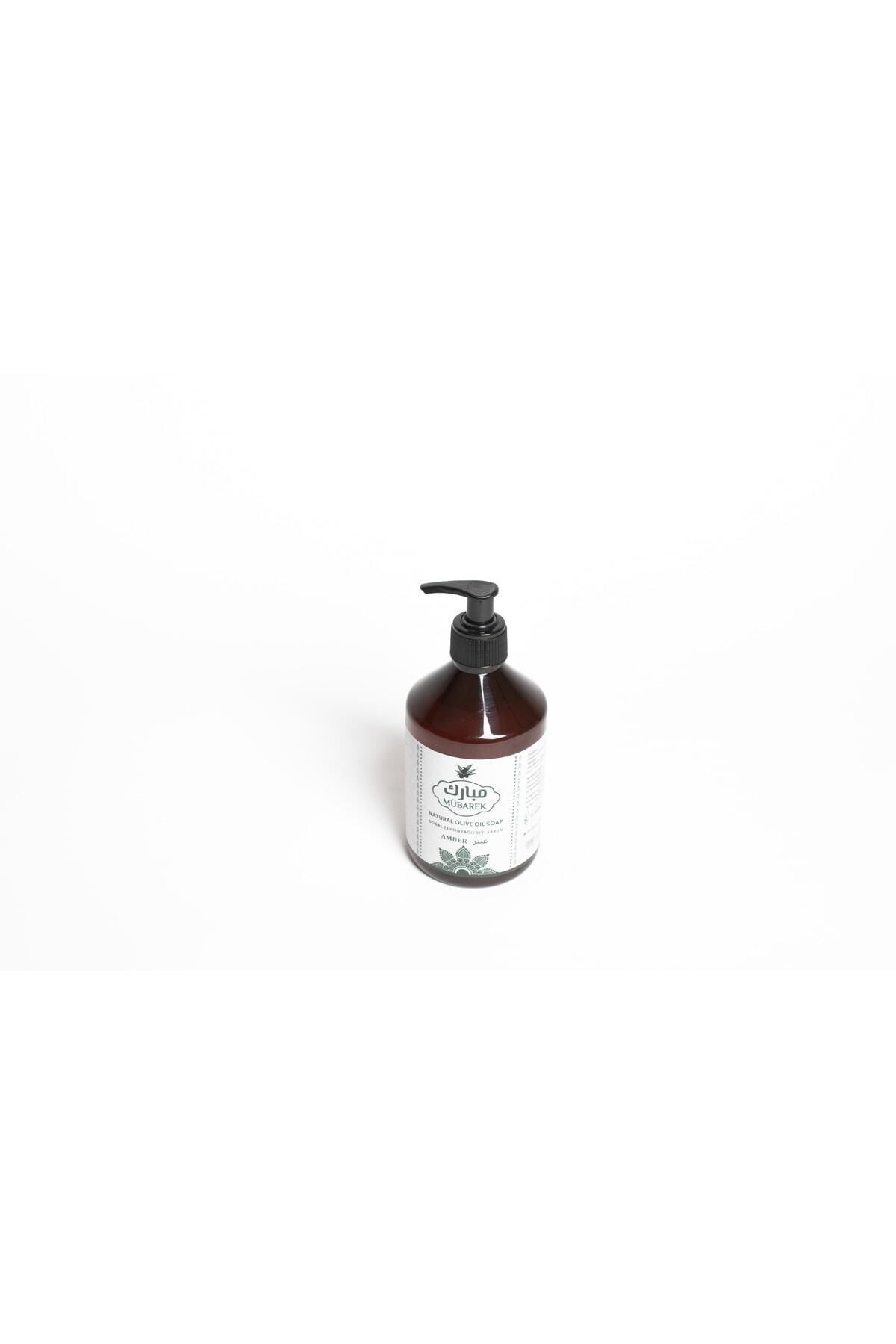 Natural Amber Scented Olive Oil Liquid Soap 500ml