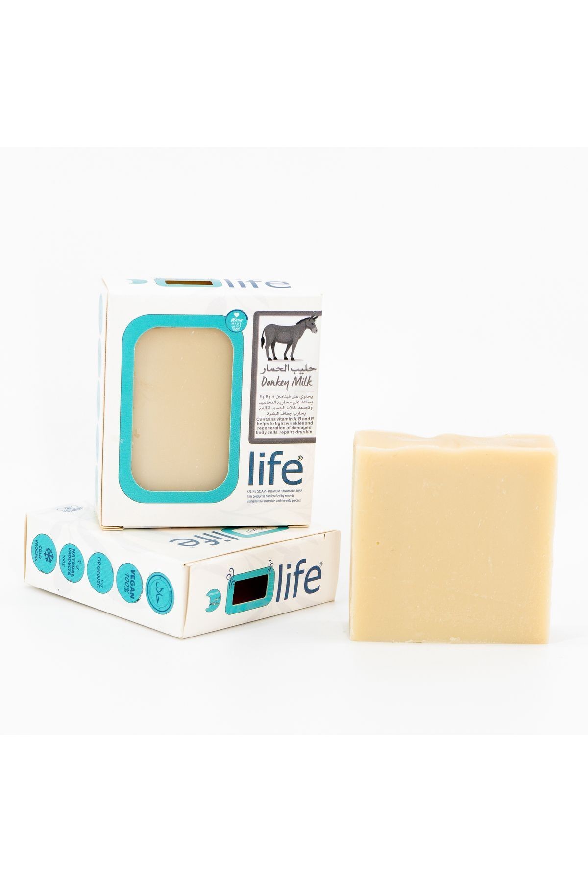 3 Pieces Natural Handmade Donkey Milk Soap 3x100g