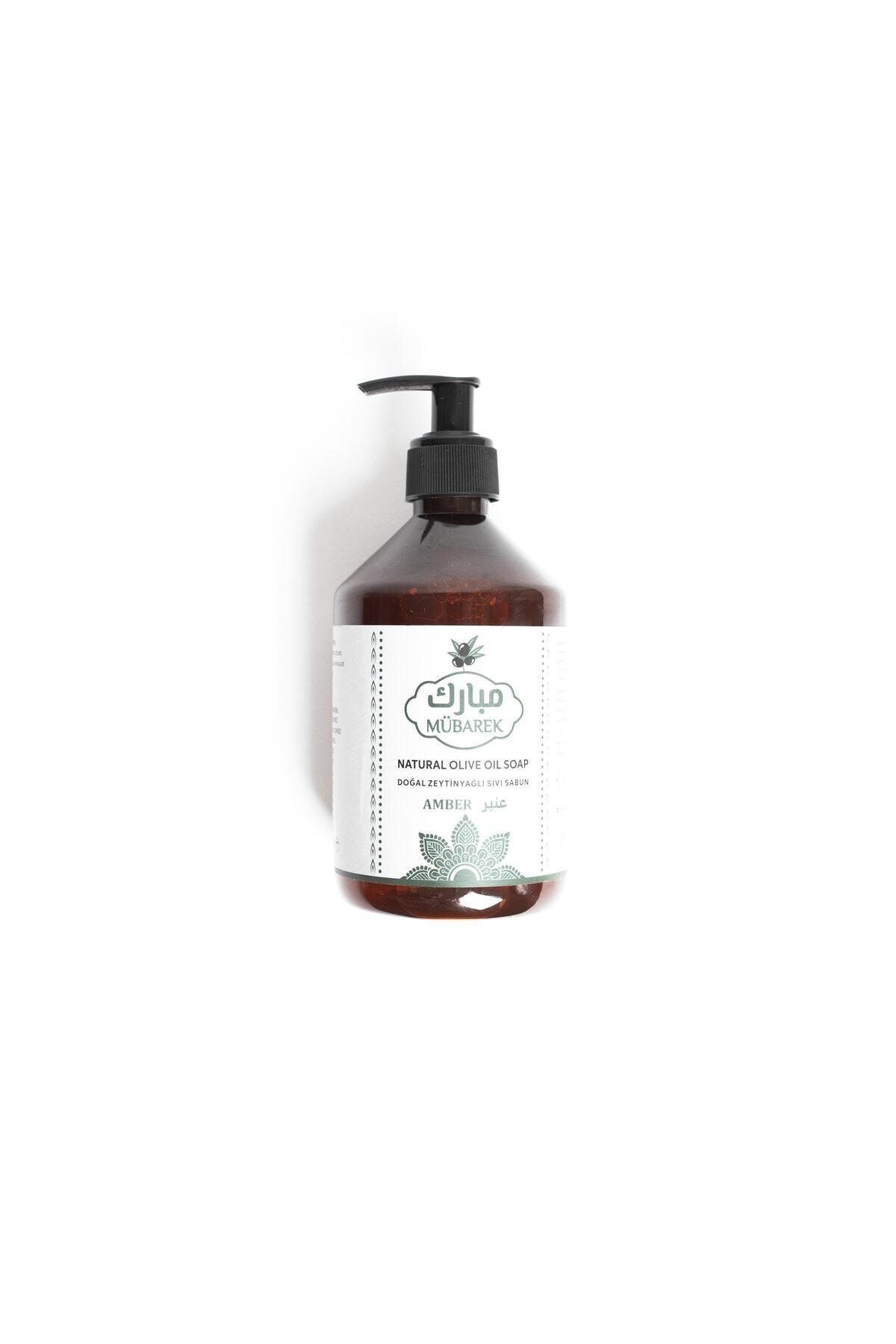 Doğal Amber Kokulu Zeytinyağlı Sıvı Sabunu 500ml