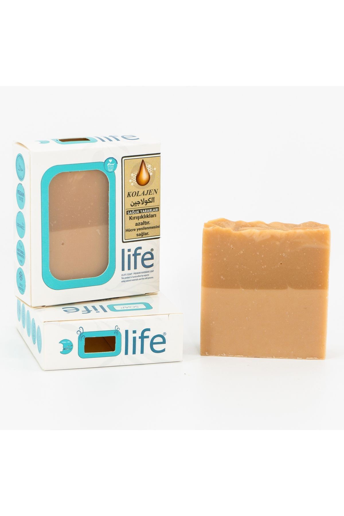 3 Pieces Natural Handmade Collagen Soap 3x100g