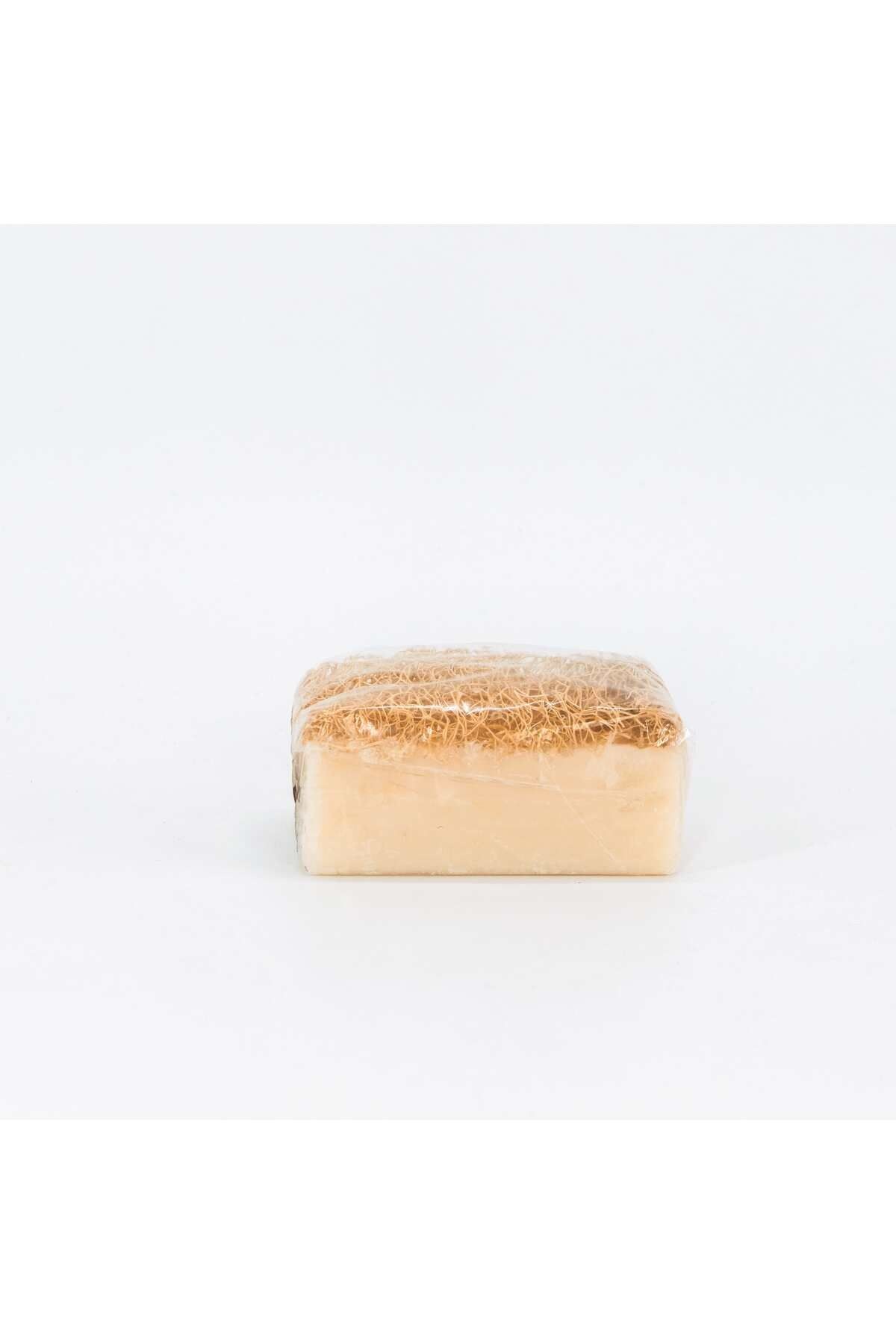 Natural pumpkin fiber rice soap