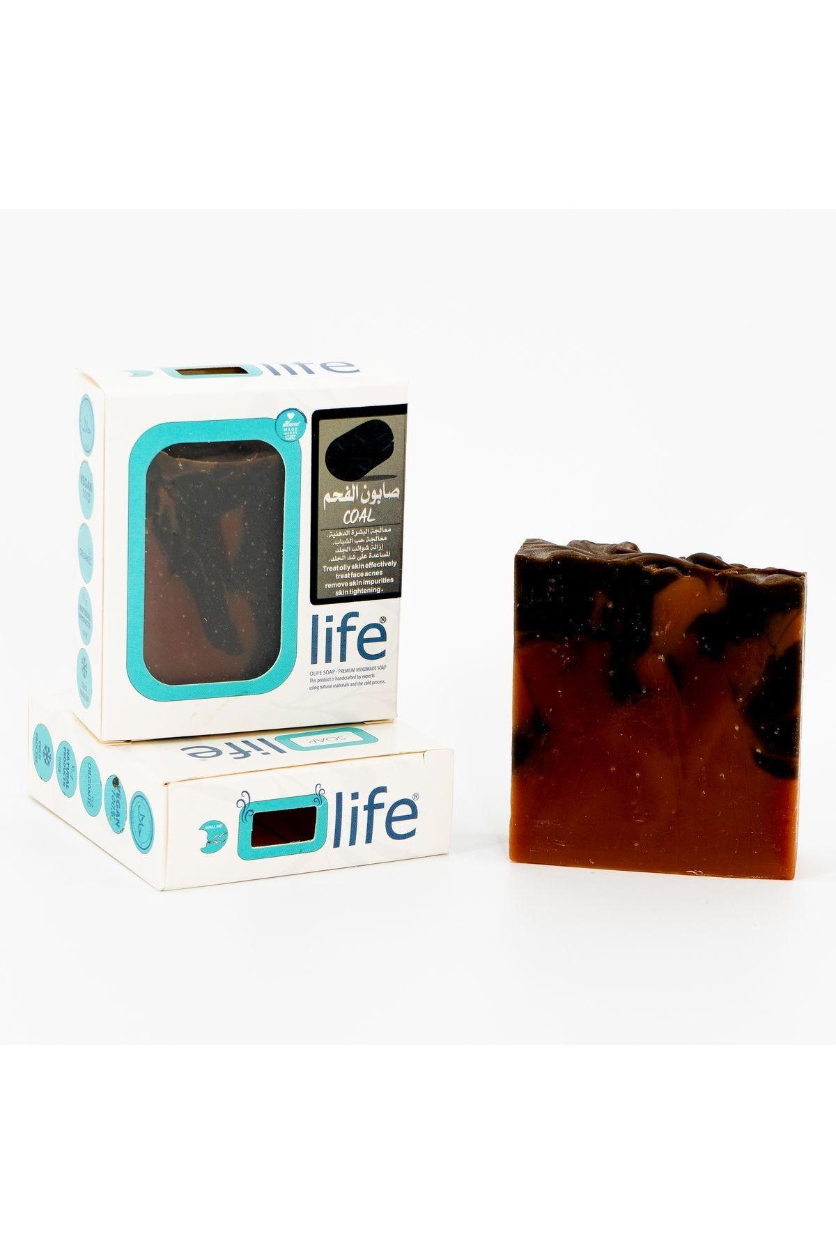 3 Natural Handmade Charcoal Soap 3x100g