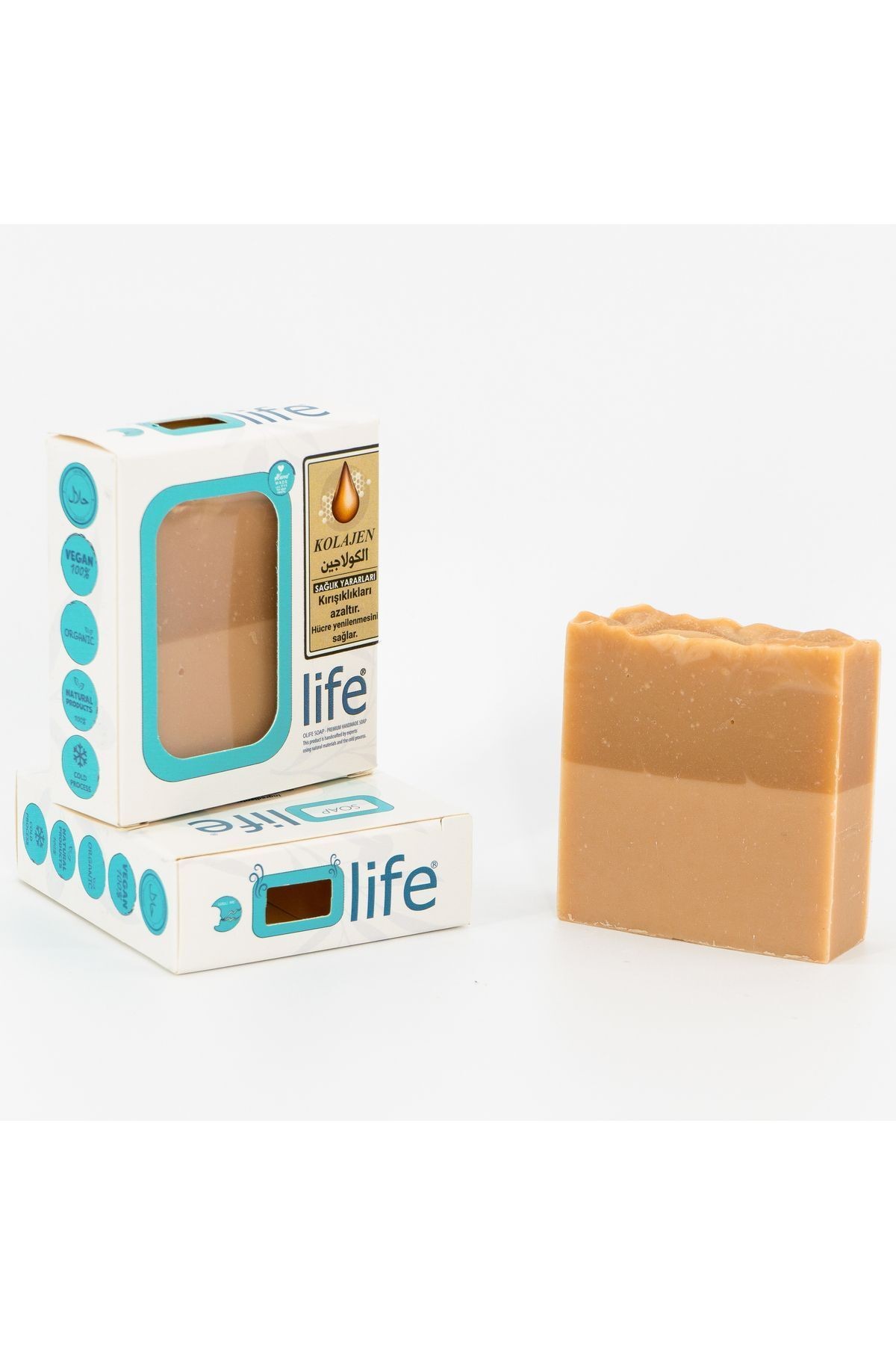 3 Pieces Natural Handmade Collagen Soap 3x100g