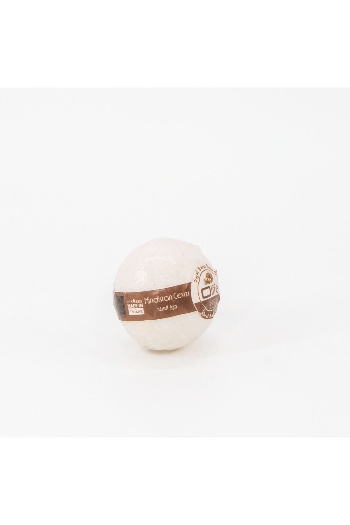 Hand 2 Pieces of Handmade Coconut Scented Bath Balls 2x100g