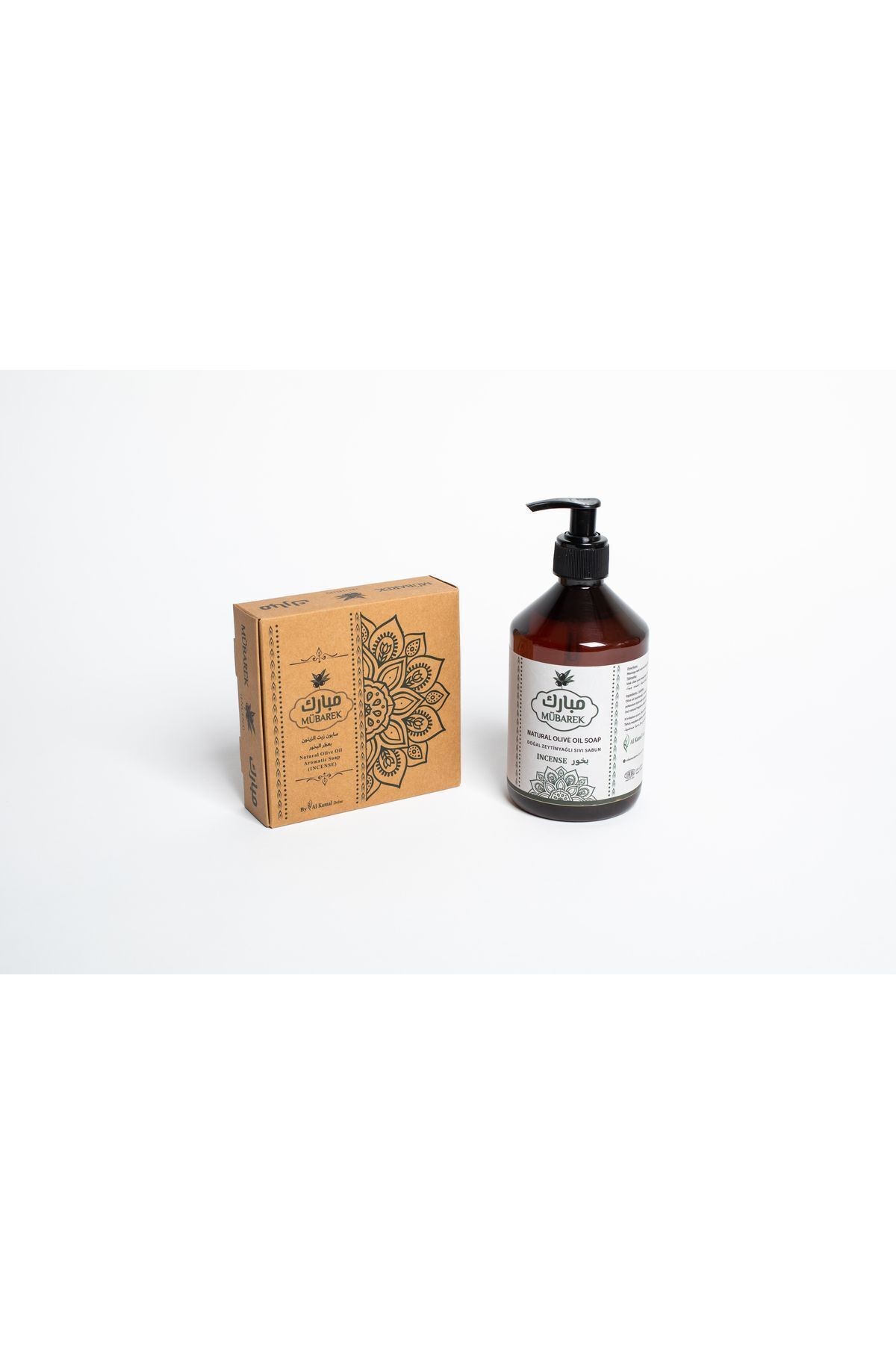 1 Incense Scented Liquid Soap(500ML)+ 4 Incense Scented Solid Soap(4X125G)