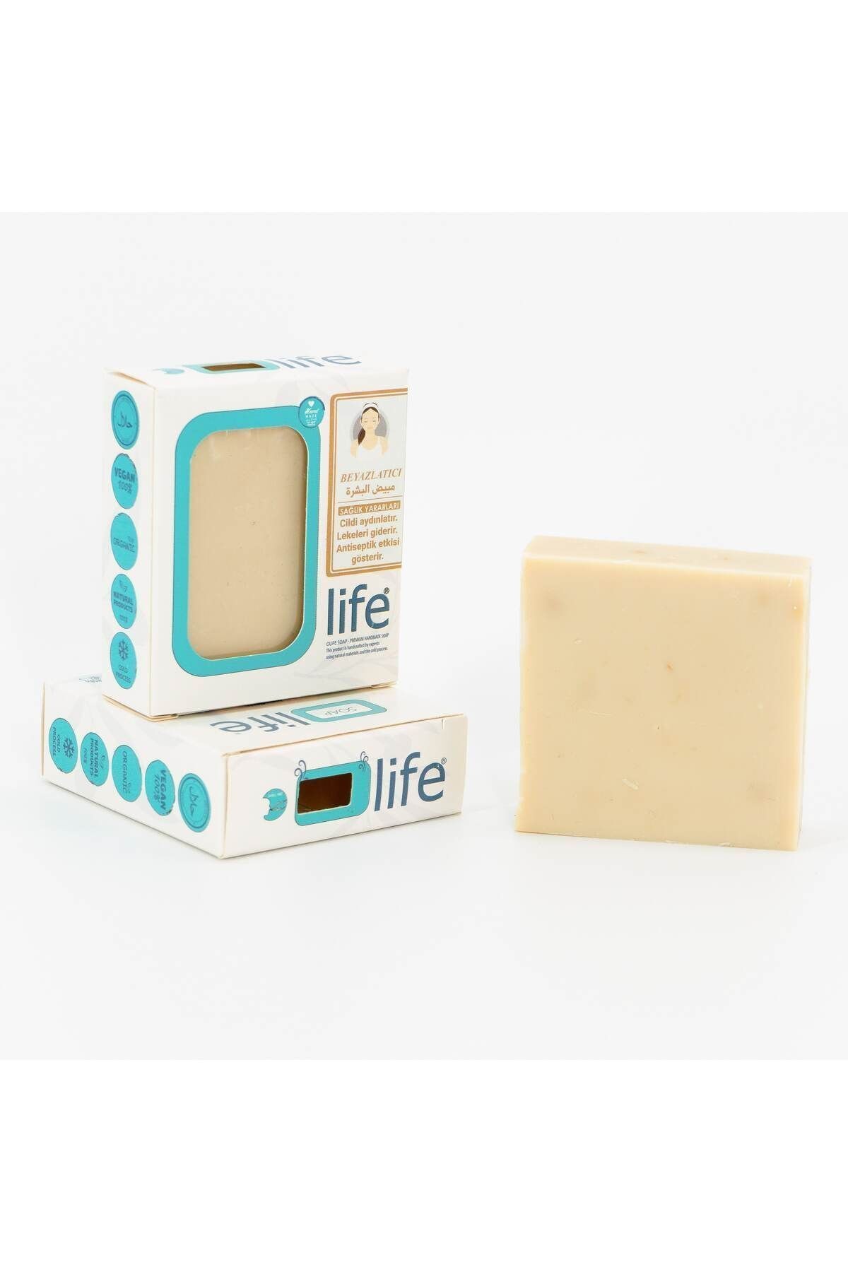 3 Pieces of Natural Handmade Skin Whitening Soap 3x100g