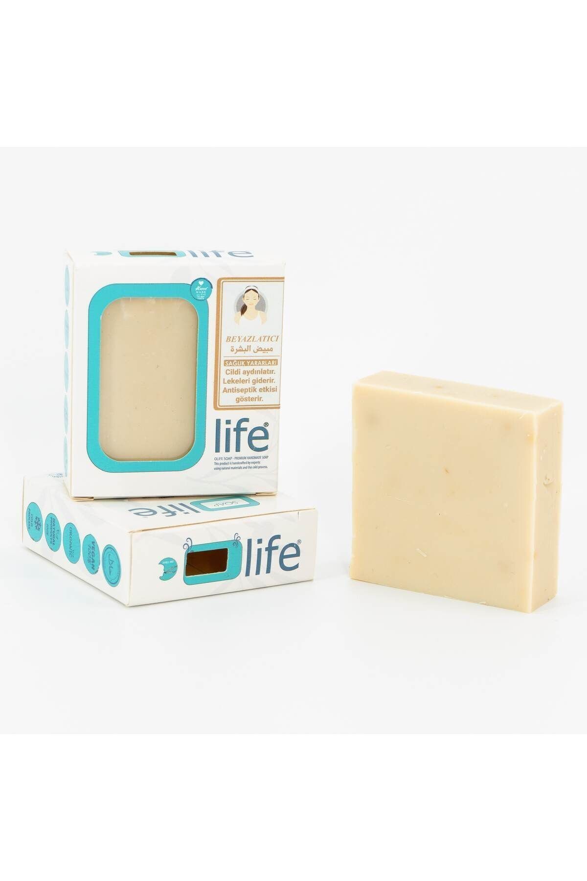 3 Pieces of Natural Handmade Skin Whitening Soap 3x100g