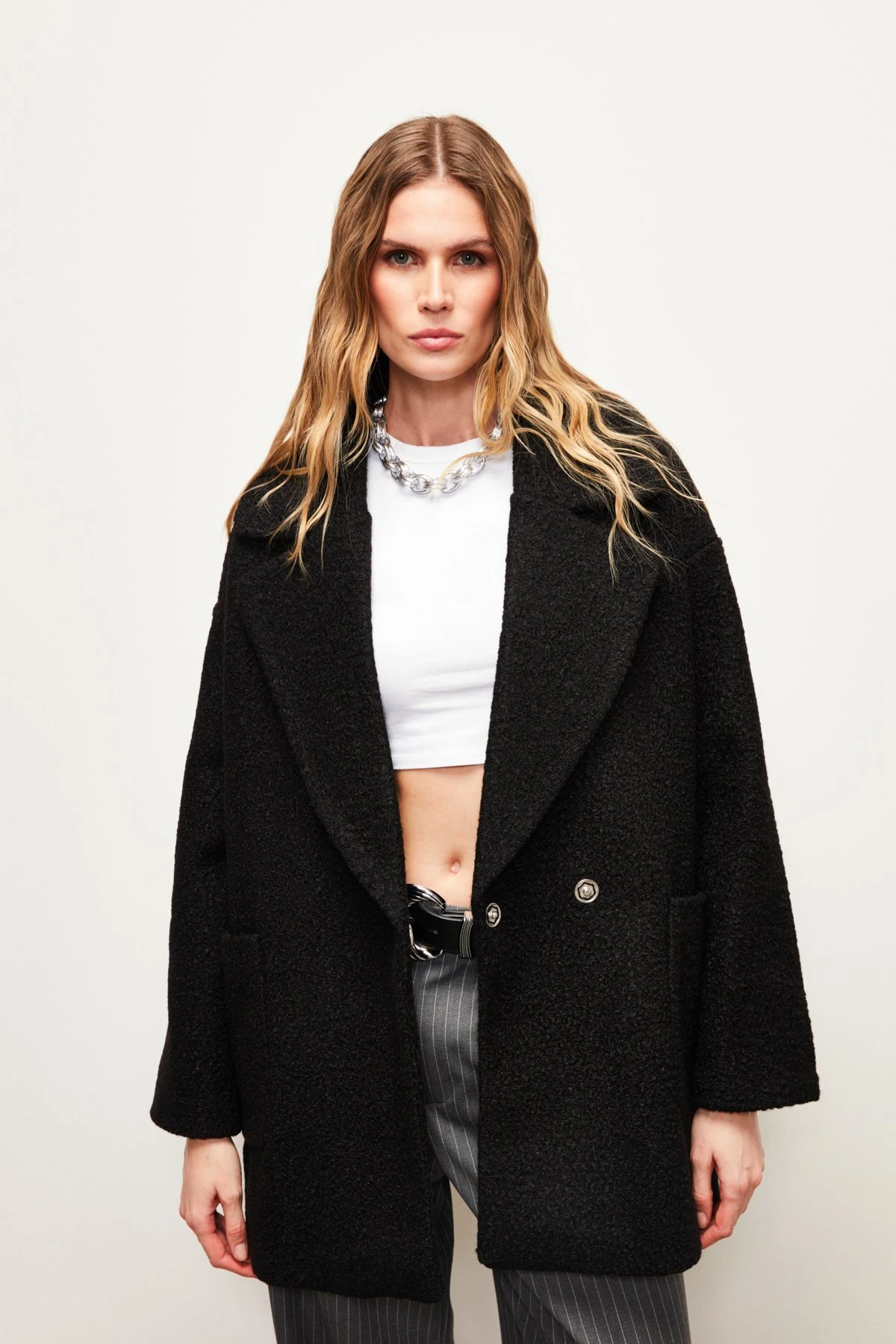 Geniş Cepli Buklet Kaban