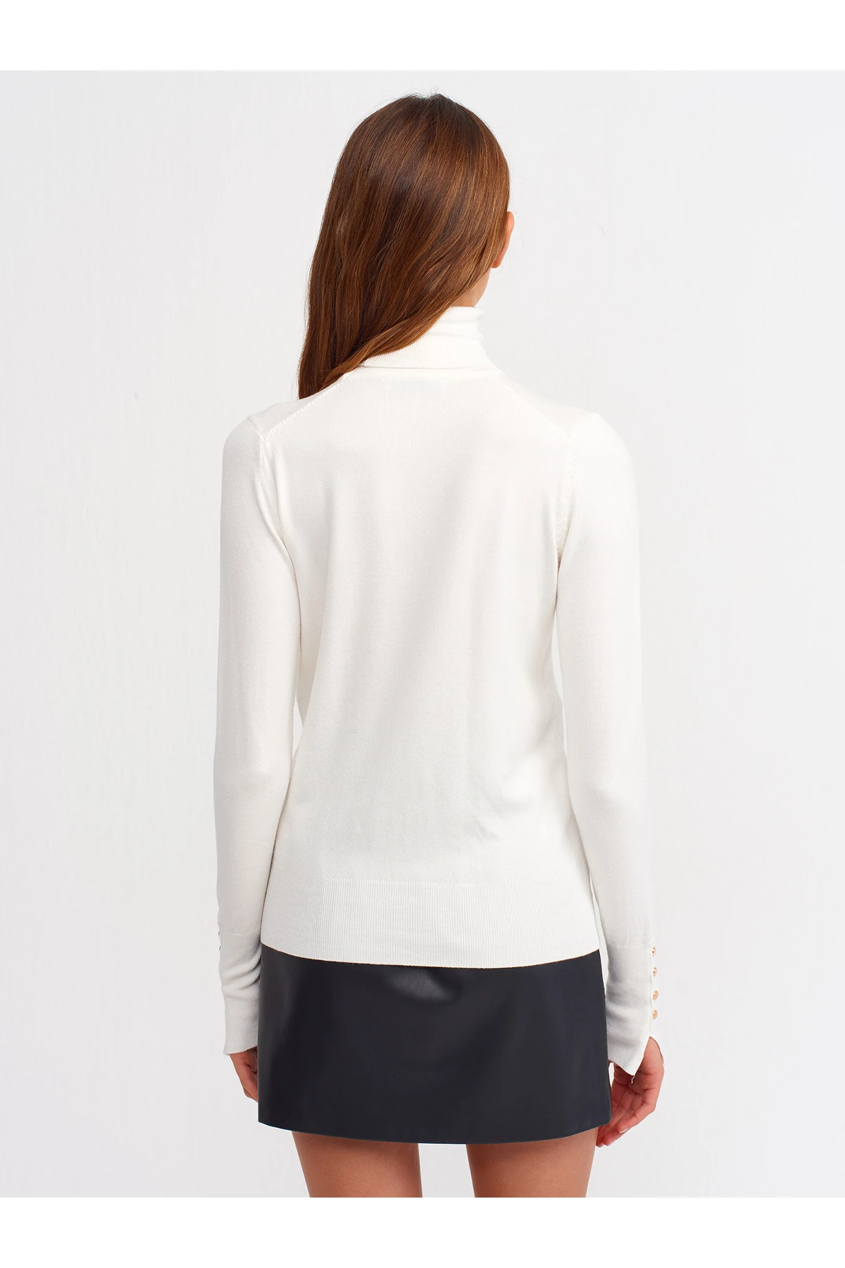 1268 Balıkçı Yaka Kazak-Ekru