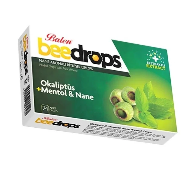 Balen Beedrops Okaliptüs+Mentol-Nane Aromalı Drops