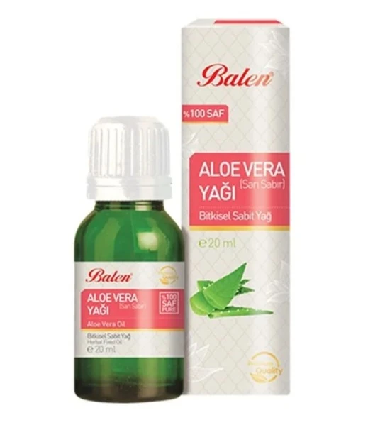 Balen Aloe Vera-Sarı Sabır Yağı 20 Ml