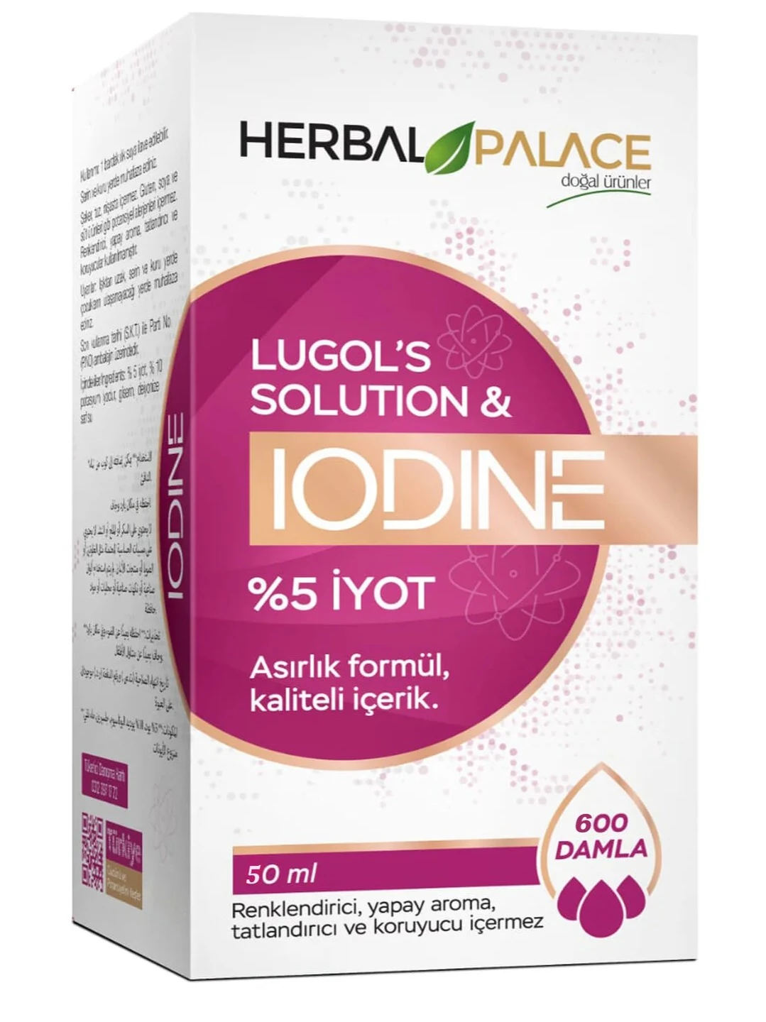 Lugol's Solutıon Iyot Damlası %5 Iyot