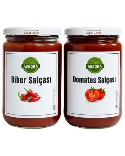AdaŞifa Organik Salça (Domates+Biber)