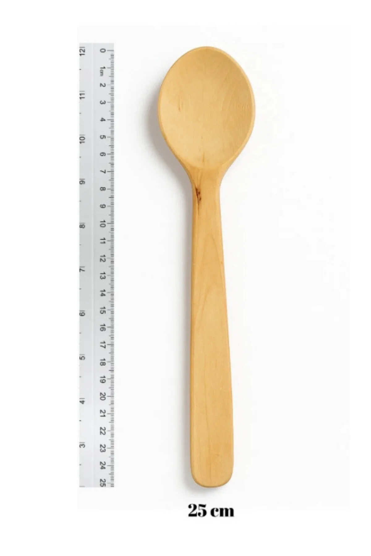 Adaşifa Şimşir Kaşık El Yapımı Büyük Tahta Kaşık 25 cm