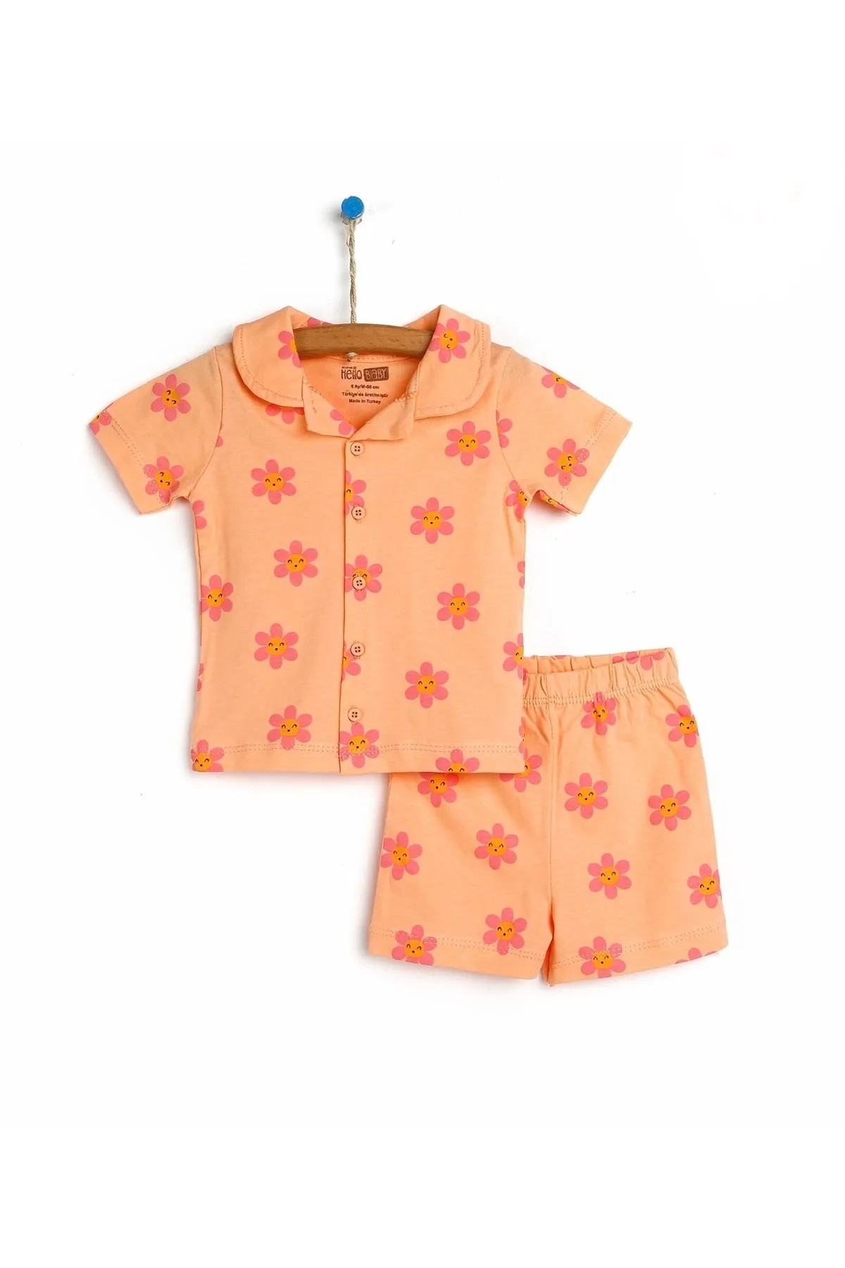 Basic Girl Child Spring Short Sol Pajama Set- Deesha