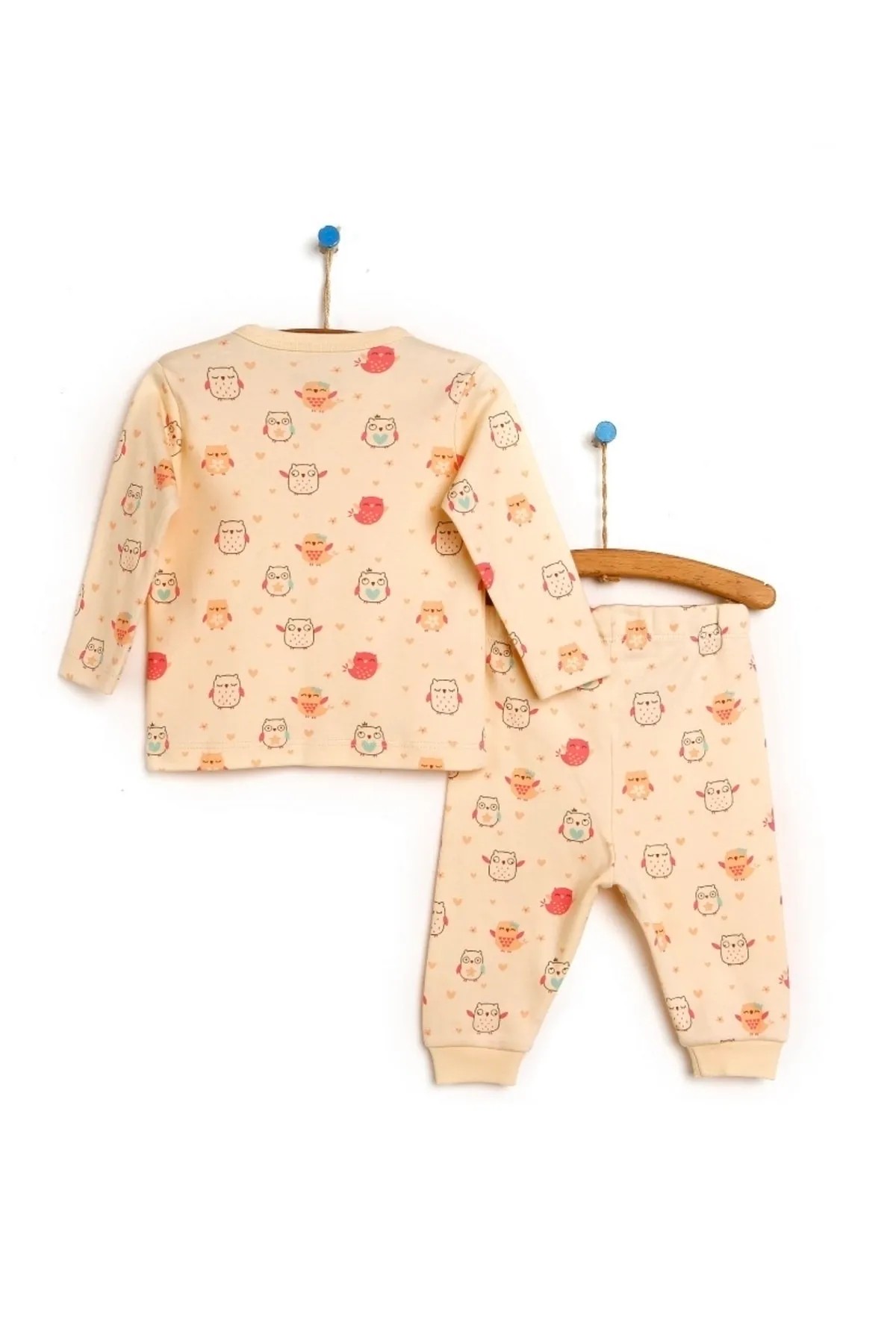 Basic Kız Çocuk Çıtçıtlı Pijama Takım - Deesha