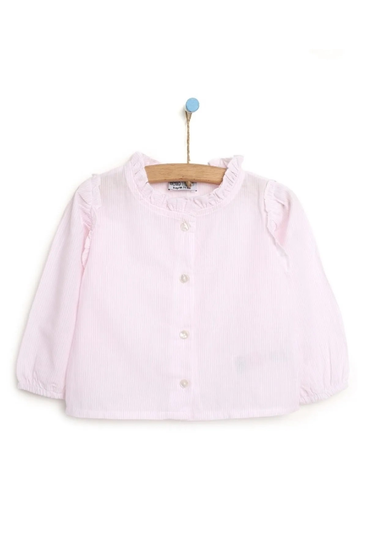 Basic frilled girl shirt- Deesha