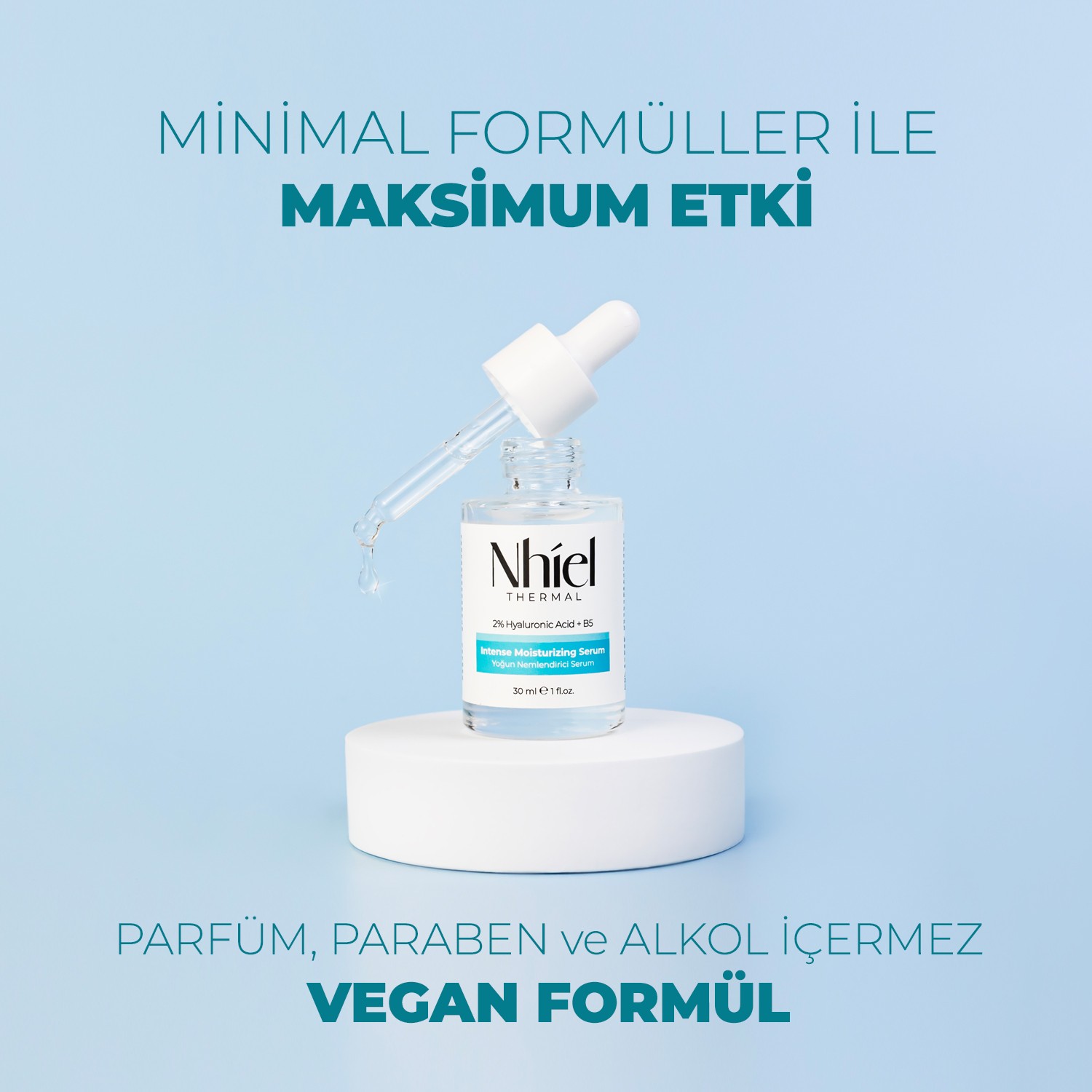 Yoğun Nemlendirici Serum 30 ml (%2 Hyalüronik Asit + B5)