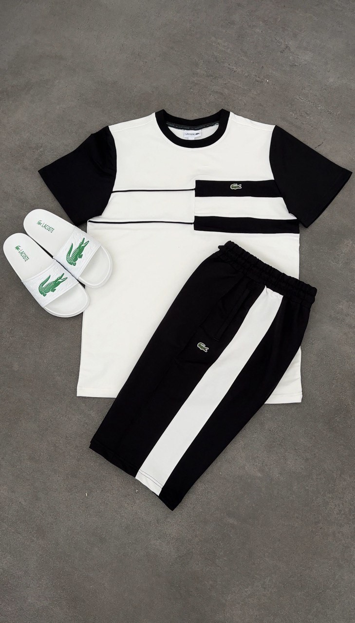 1001ŞLC Lacoste 3 lü set SİYAH