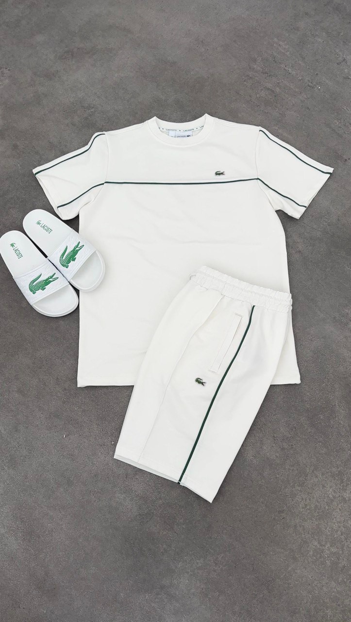 1002ŞLC Lacoste 3 lü set BEYAZ