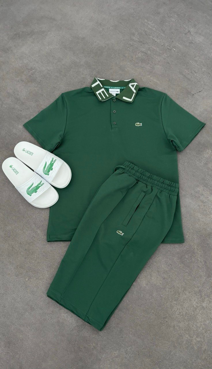 1014 LACOSTE 3'LÜ SET YEŞİL
