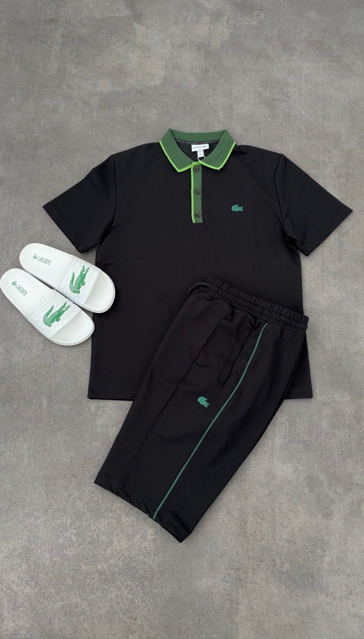 1004ŞLC LACOSTE 3'LÜ SET SİYAH