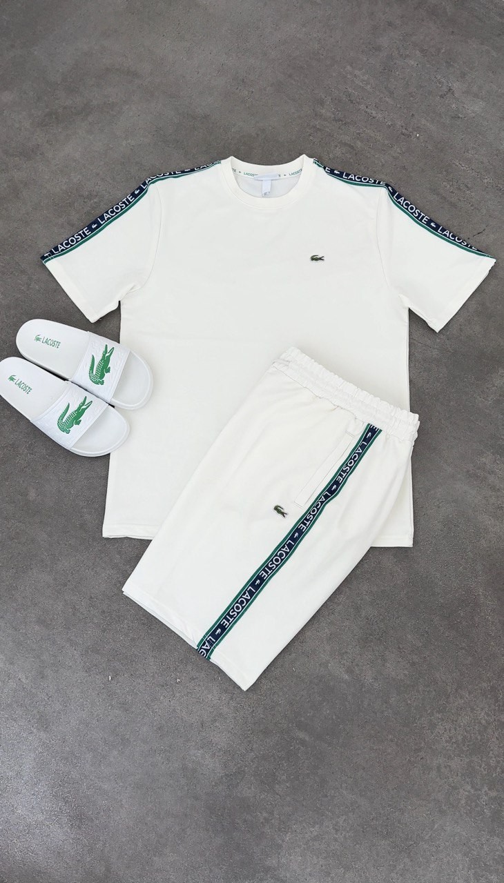 1007ŞLC Lacoste 3 lü set BEYAZ