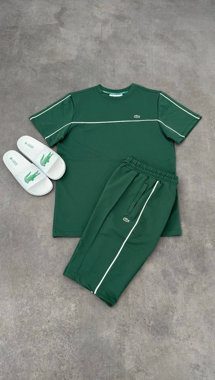 1002ŞLC Lacoste 3 lü set YEŞİL