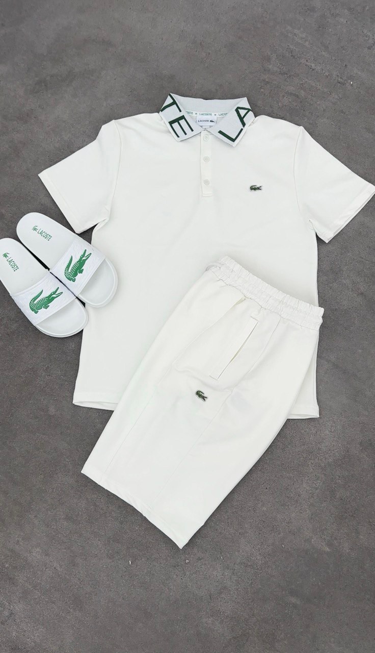 1014 LACOSTE 3'LÜ SET BEYAZ