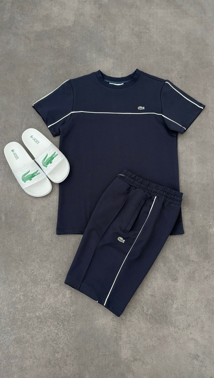 1002ŞLC Lacoste 3 lü set LACİVERT