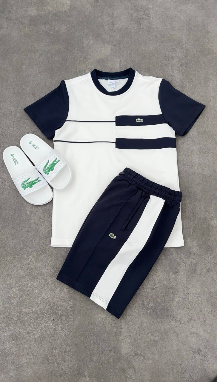1001ŞLC Lacoste 3 lü set LACİVERT