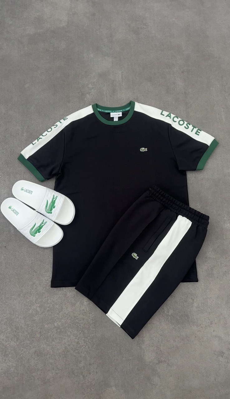 1021 LACOSTE 3'LÜ SET SİYAH 