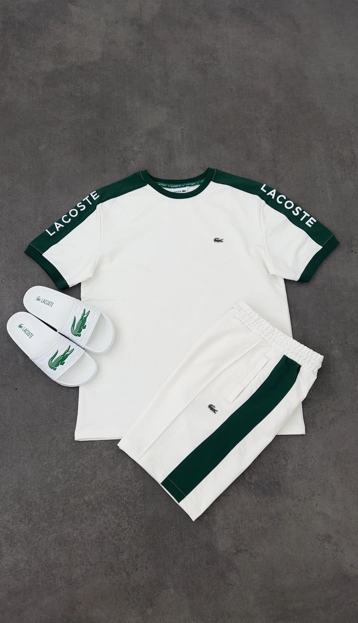 1021 LACOSTE 3'LÜ SET BEYAZ