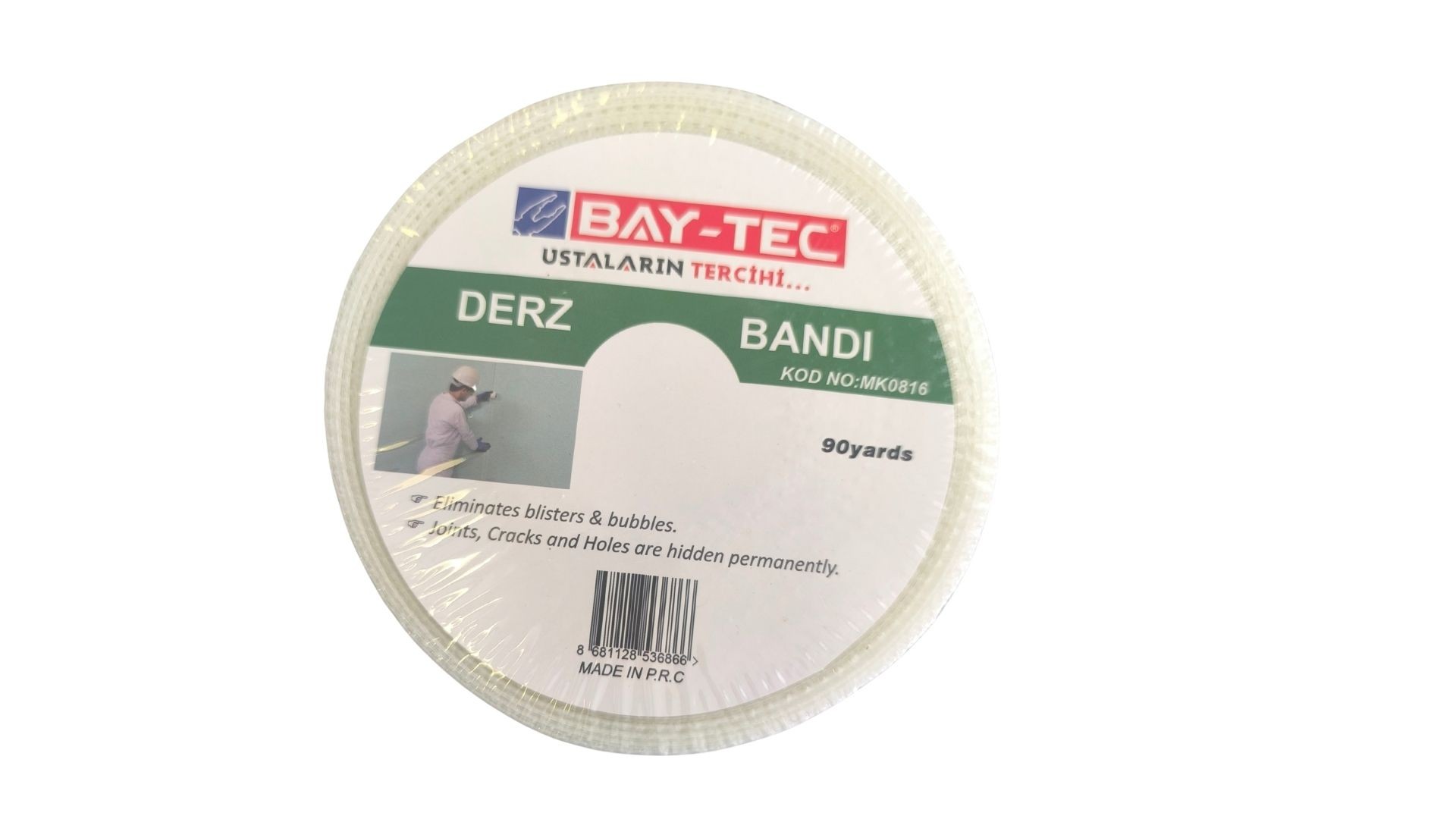 Bay-tec Derz Bandı Alçıpan Bandı 96MM x 90M 