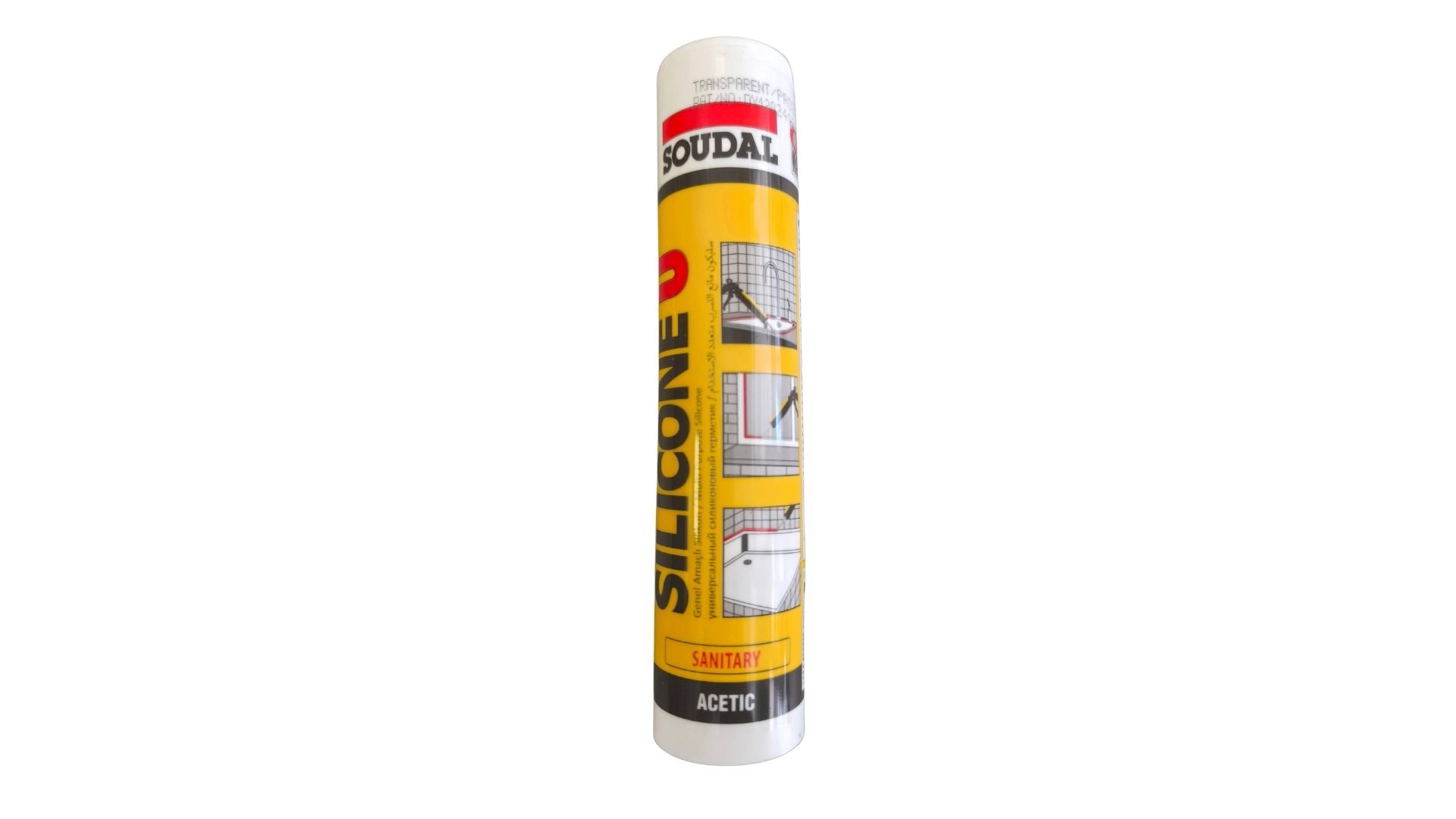 Soudal Şeffaf Silikon 280 GR 