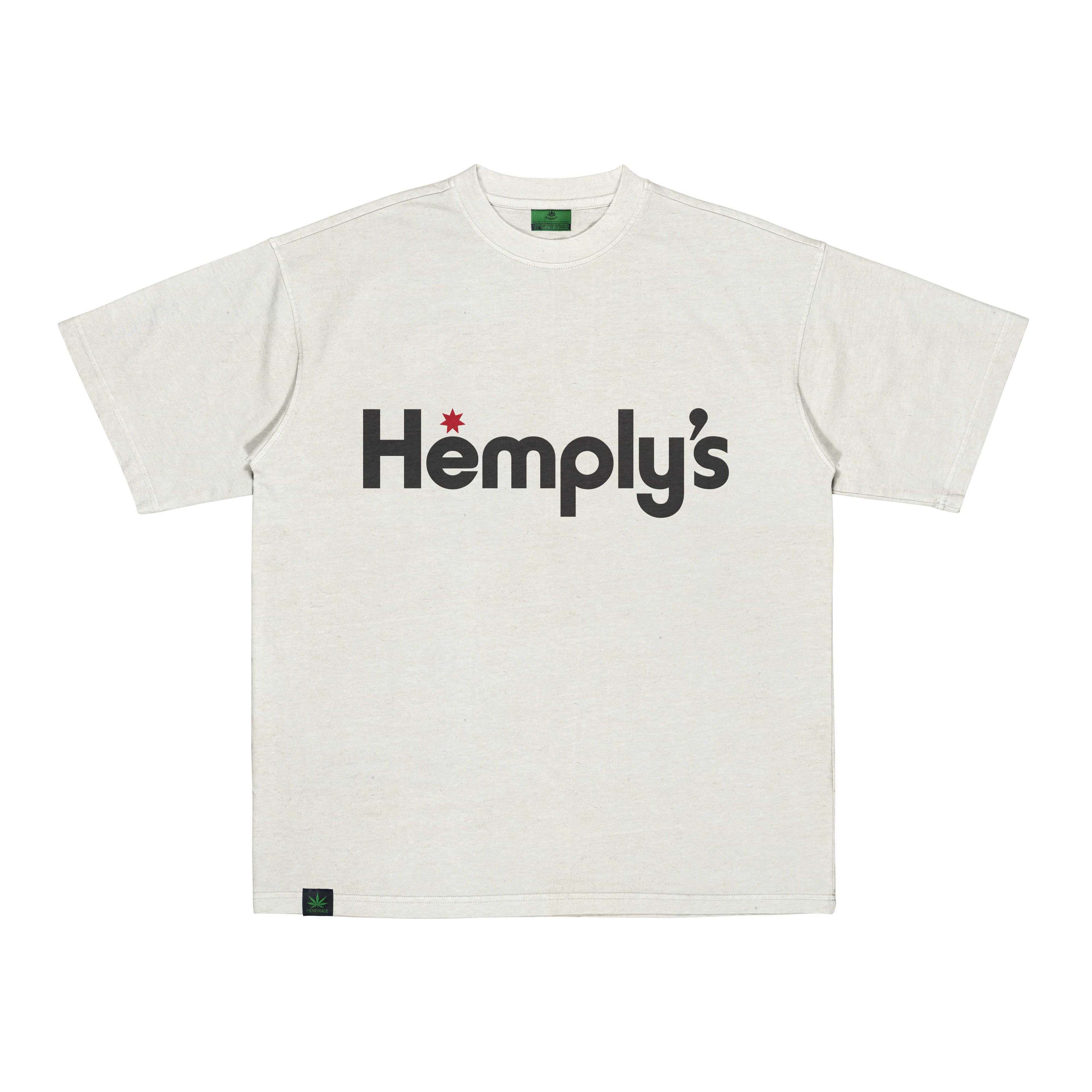 Hemply's Logolu Oversize Kenevir Tişört