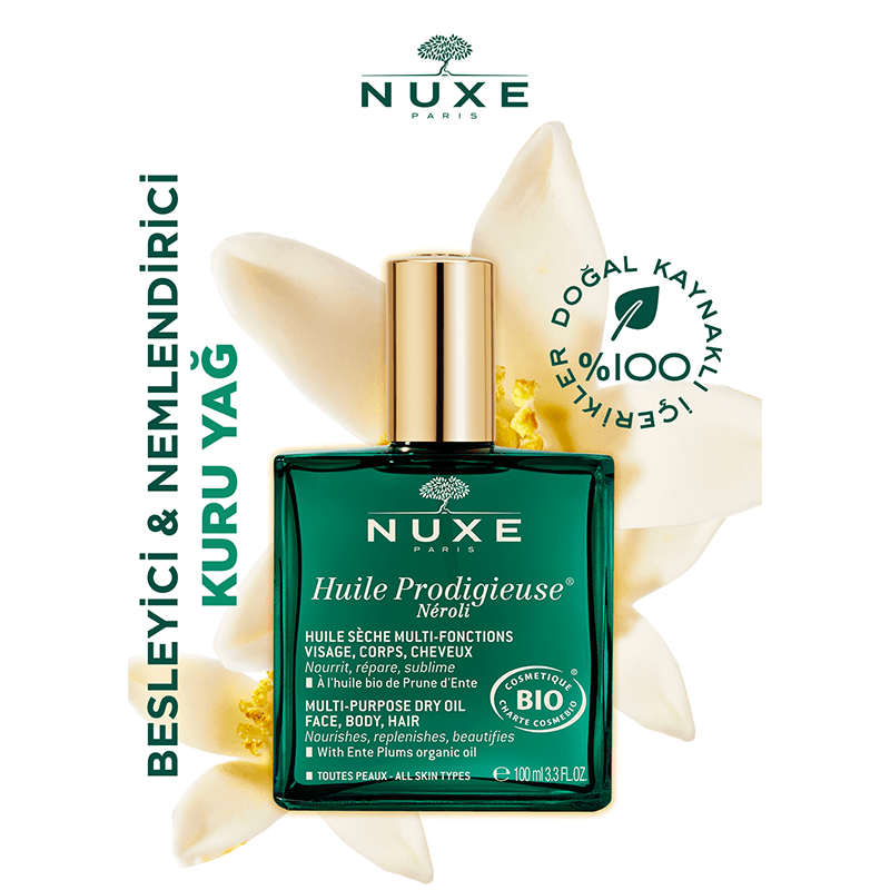 NUXE Huile Prodigieuse Neroli Çok Amaçlı Kuru Yağ 100 ml