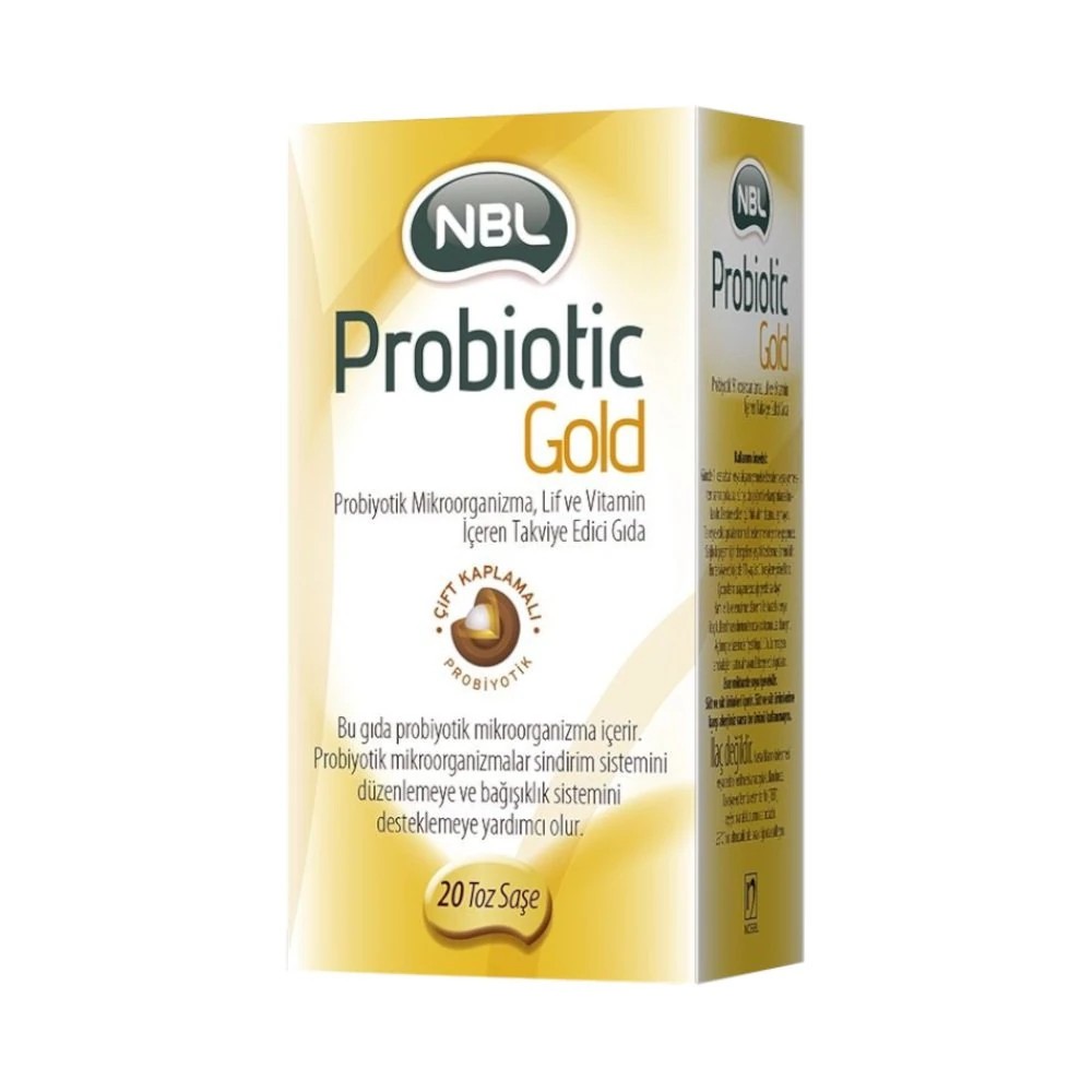 NBL Probiotic Gold Takviye Edici Gıda 20 Toz Saşe