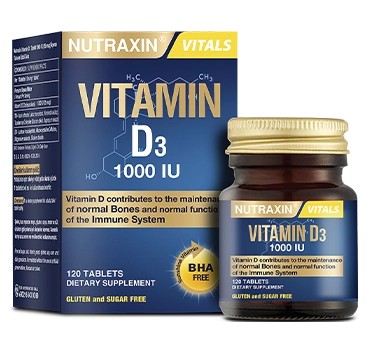 Nutraxin Vitamin D3 120 Tablet