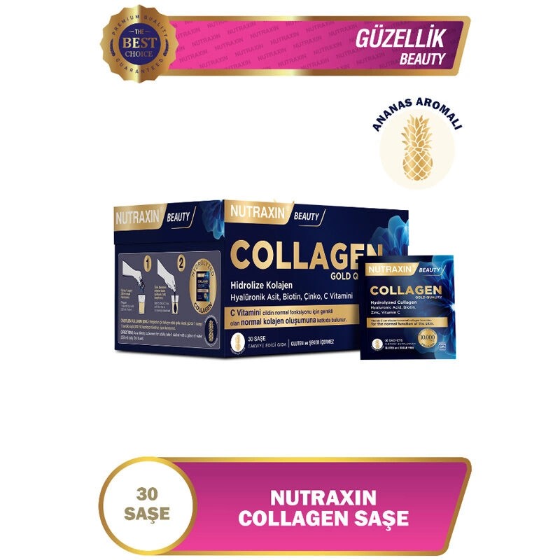 Nutraxin Collagen Gold Quality Takviye Edici Gıda 30 Saşe