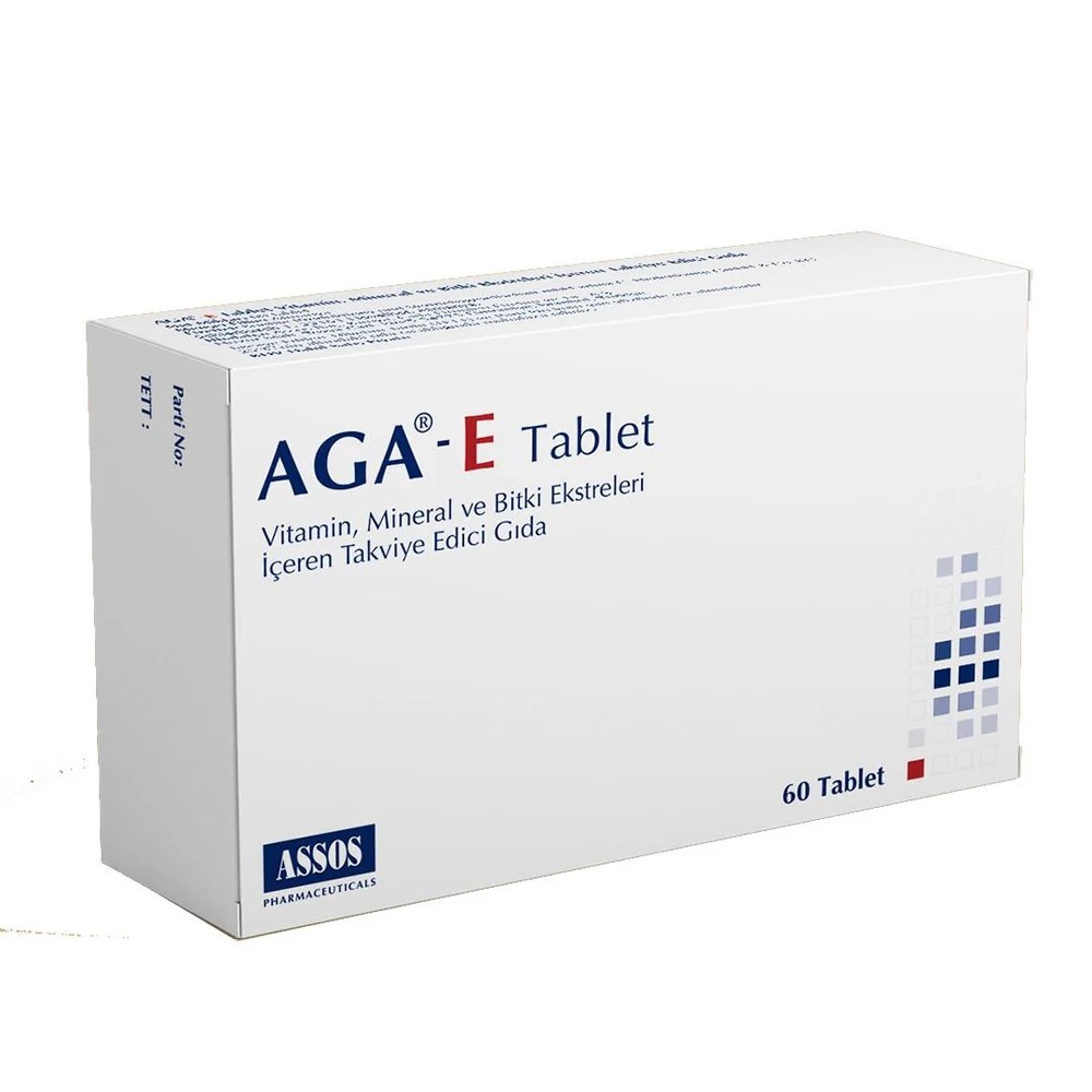 AGA-E Takviye Edici Gıda 60 Tablet