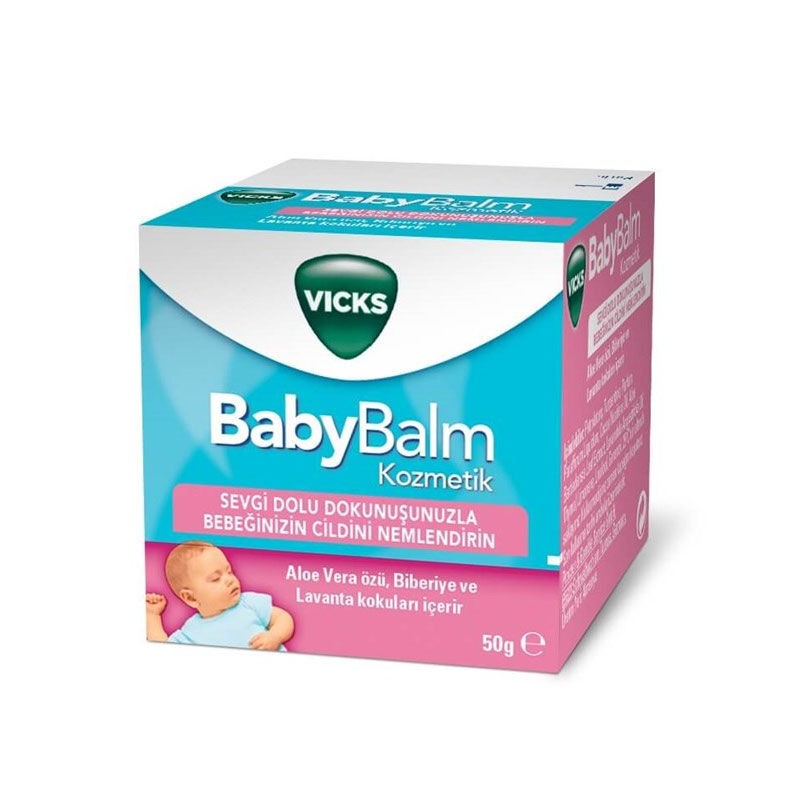 Vicks Baby Balm Bebekler için Nemlendirici 50 gr