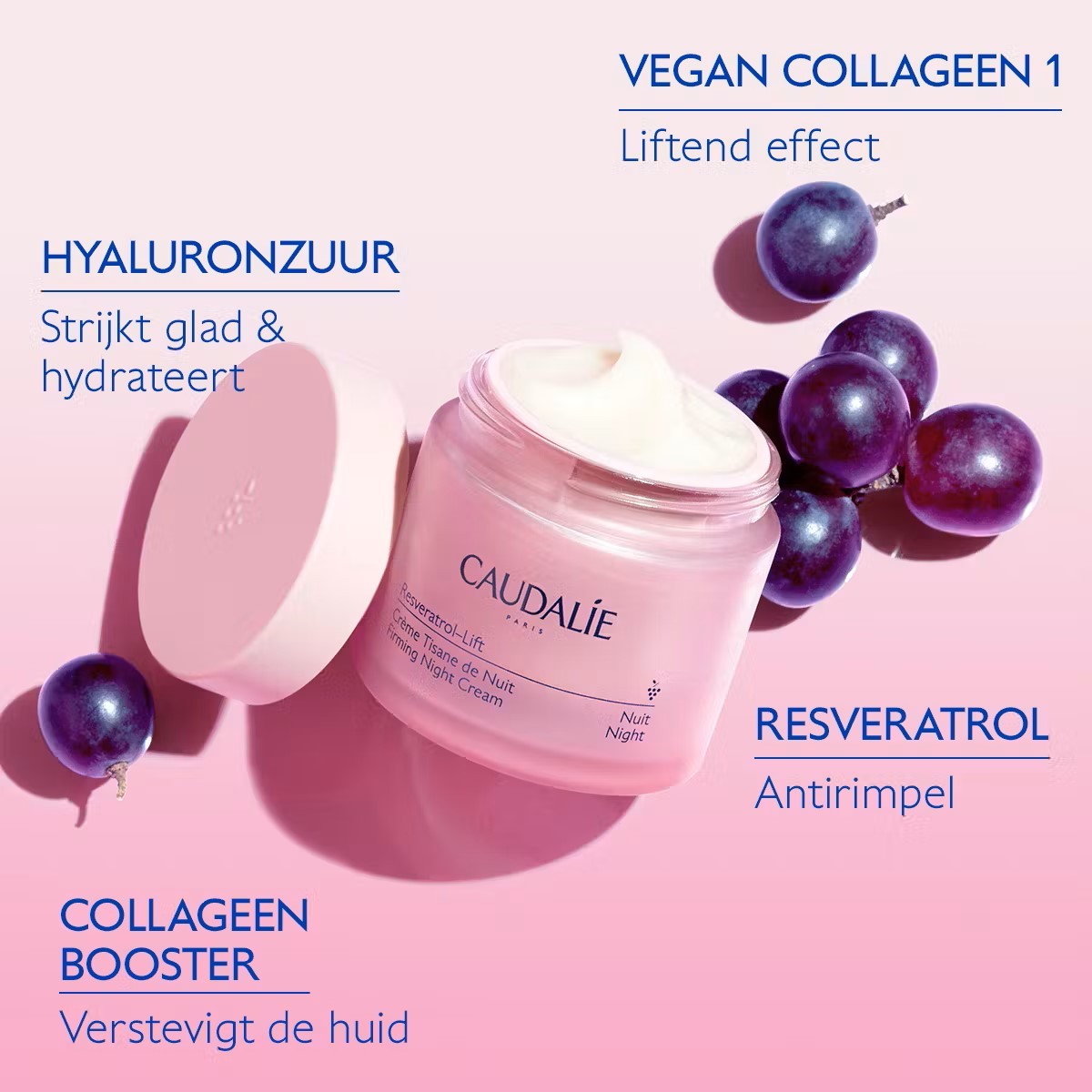 Caudalie Resveratrol Lift Night Cream 50 ML Sıkılaştırıcı Gece Kremi