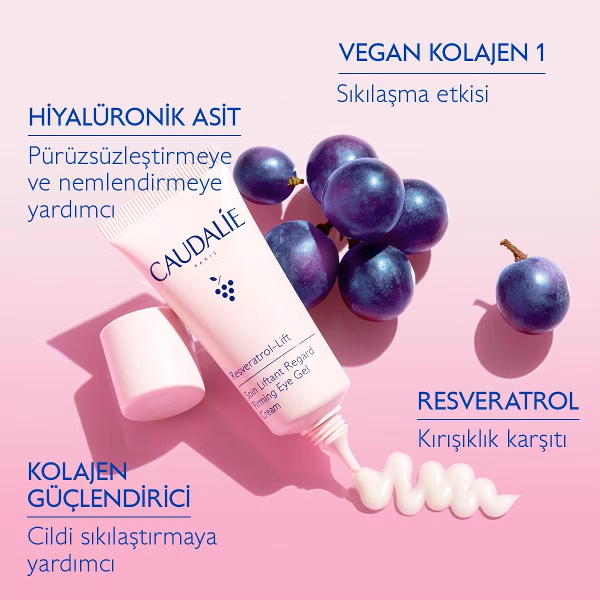 Caudalie Resveratrol Lift Göz Çevresi Krem Jel 15 ml