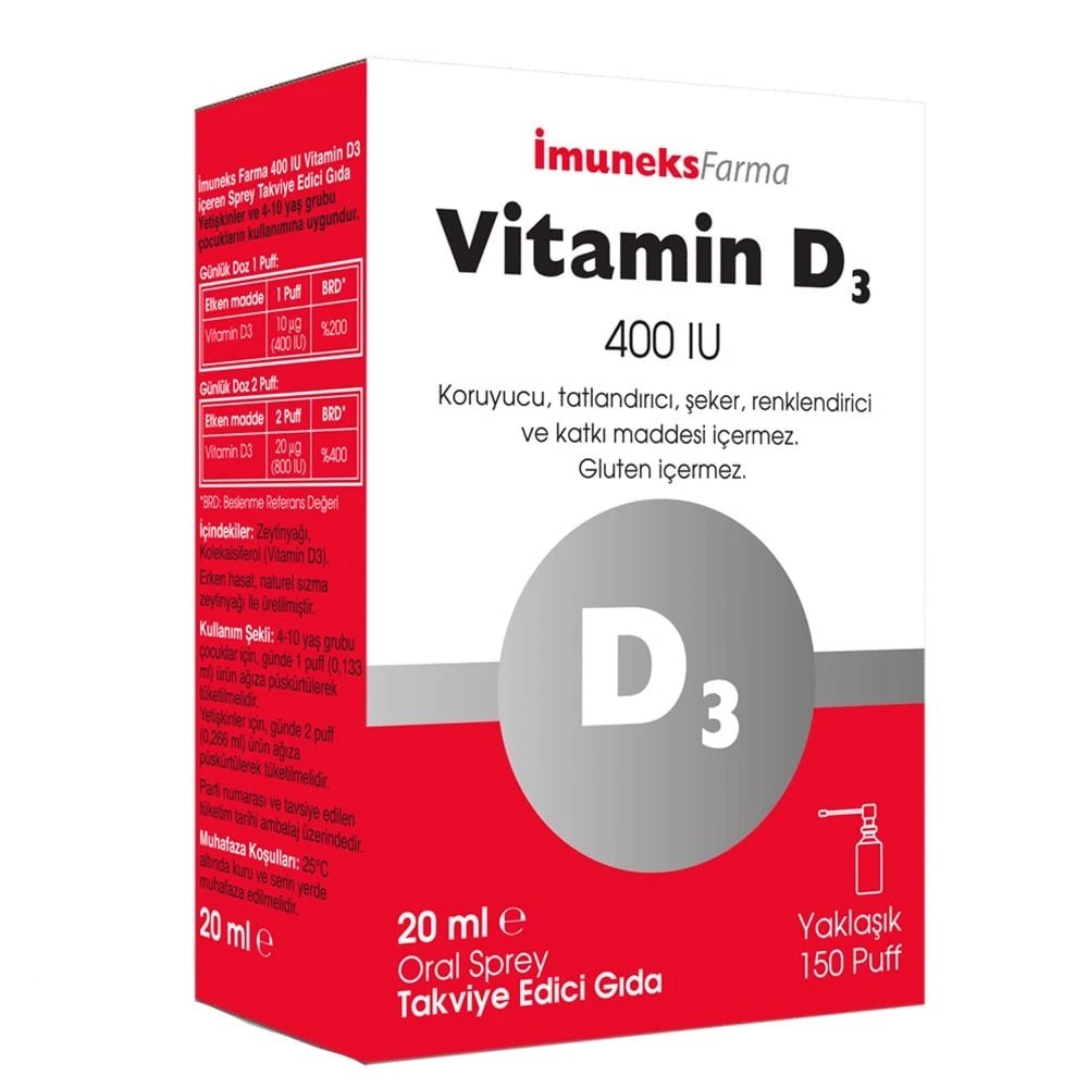 Imuneks Vitamin D3 400 IU 20 ml