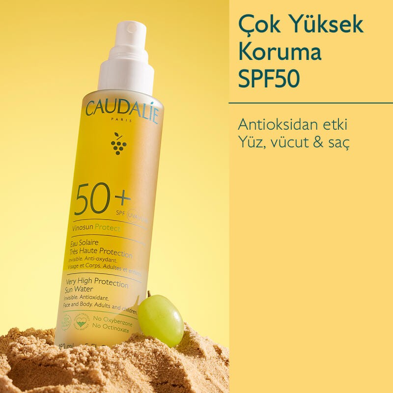 Caudalie Vinosun Protect Spf 50 Güneş Suyu 150 ml