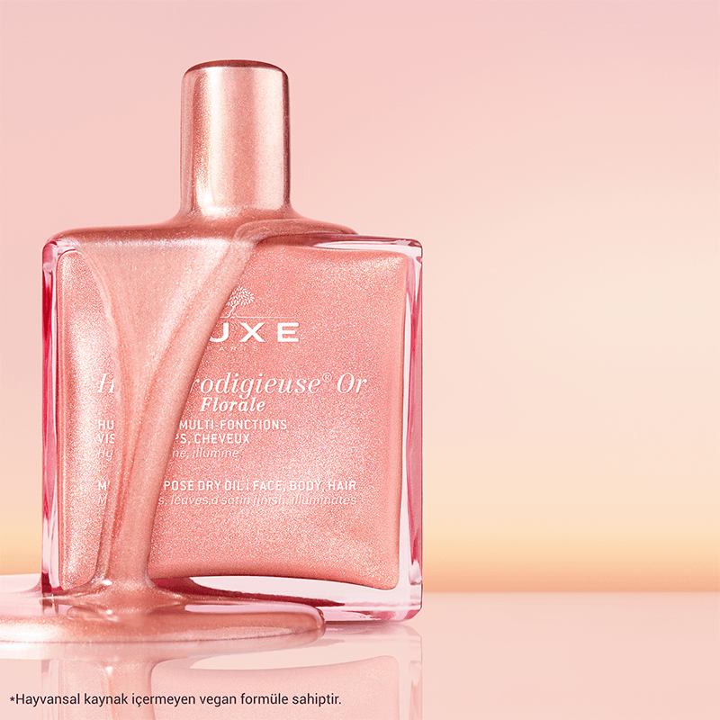 Nuxe Huile Prodigieuse OR Pembe Parıltılı Çiçeksi Çok Amaçlı Kuru Yağ 50 ml